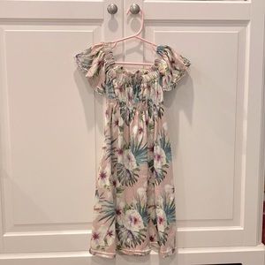 Bailey Blossom 12-18m spring/summer dress. Floor length tropical floral pattern.